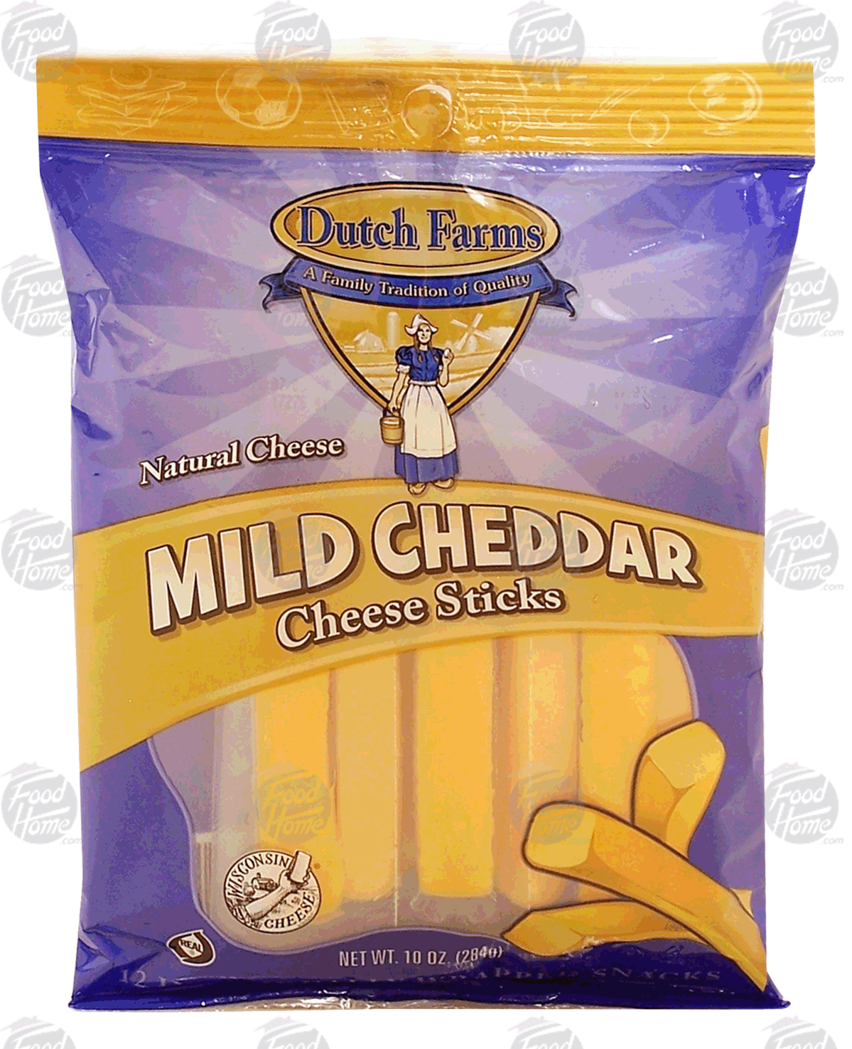 Dutch Farms Natural mild cheddar cheese sticks, 12-individually wrapped Full-Size Picture